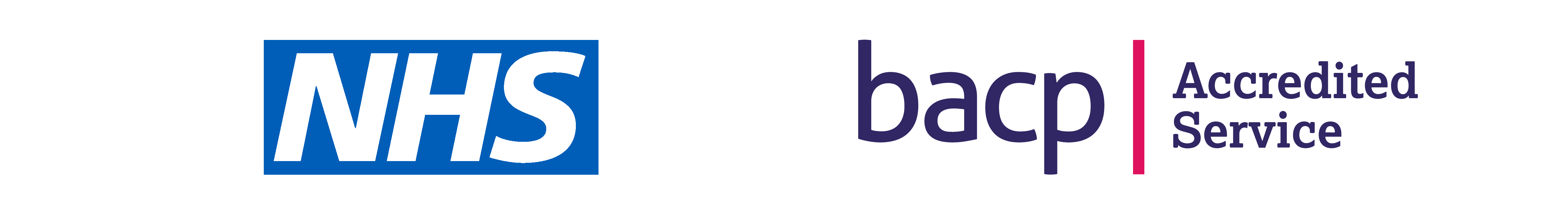 NHS and BACP Logos